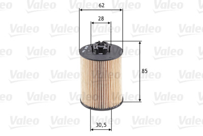 Filtro olio VALEO 586519