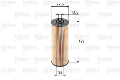 Filtro olio VALEO 586520