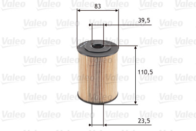 Filtro olio VALEO 586526