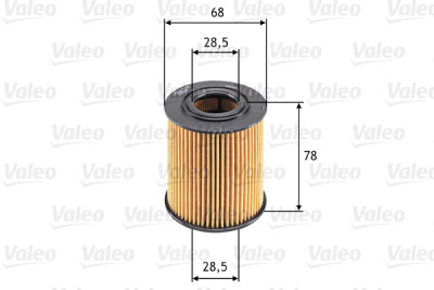 Filtro olio VALEO 586528