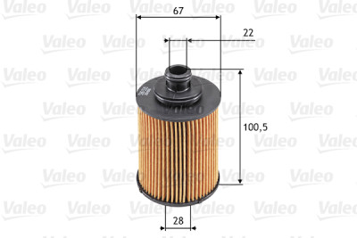 Filtro olio VALEO 586530