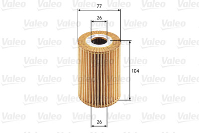 Filtro olio VALEO 586532