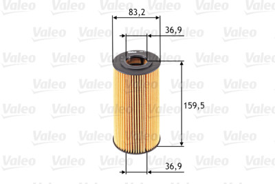 Filtro olio VALEO 586537