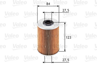 Filtro olio VALEO 586538