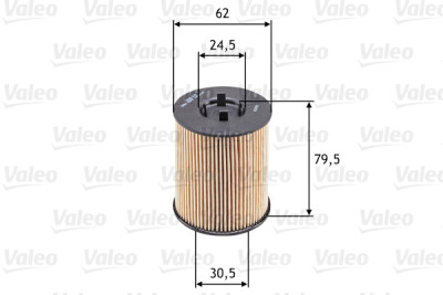 Filtro olio VALEO 586539