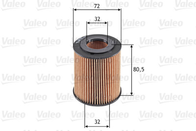 Filtro olio VALEO 586551