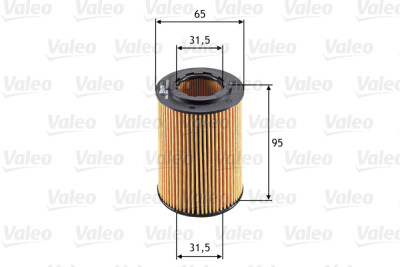 Filtro olio VALEO 586555