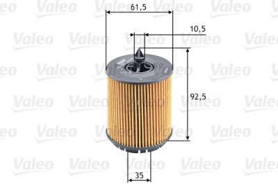 Filtro olio VALEO 586563