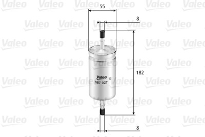 Filtro carburante VALEO 58.7027