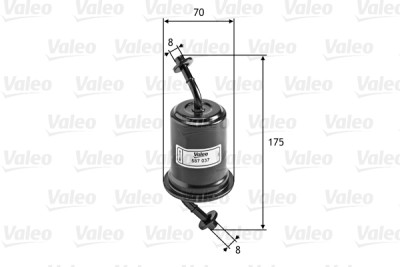 Filtro carburante VALEO 58.7037