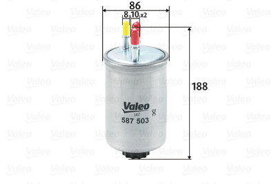 Filtro carburante VALEO 587503
