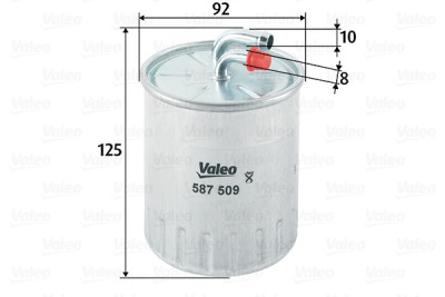Filtro carburante VALEO 587509