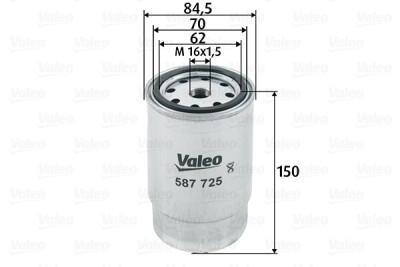 Filtro carburante VALEO 587725
