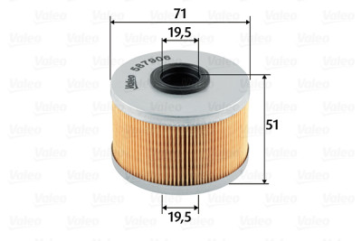 Filtro carburante VALEO 587906