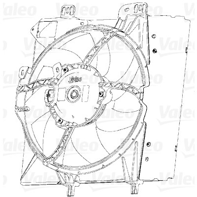 Motore elettrico, ventola radiatore VALEO 696238