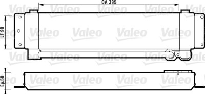 Radiatore olio, olio motore VALEO 816963