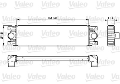 VALEO 817115 Raffreddatore dell'aria di aspirazione