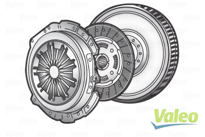 Kit frizione KIT4P. Conversione da volano bimassa a monomassa VALEO 835055