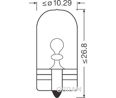 Lampada, luce lampeggiante OSRAM 2825