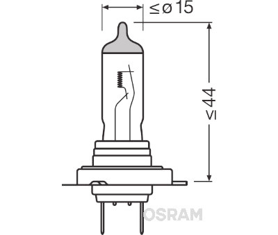 Lampada abbagliante OSRAM 64215