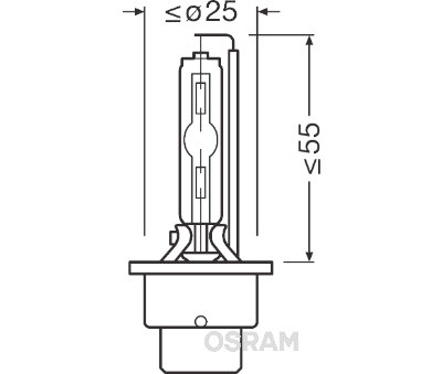 Lampada abbagliante OSRAM 66240