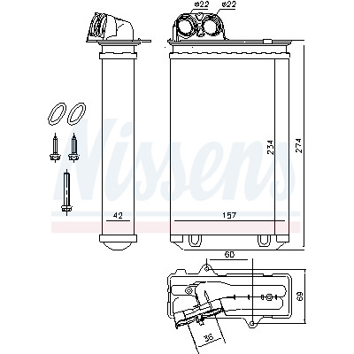 Scambiatore calore, Riscaldamento abitacolo