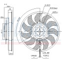 Ventola, Raffreddamento motore NISSENS 85731