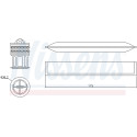 Filtro disidratatore, aria condizionata NISSENS 95456
