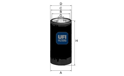 Filtro olio UFI 23.144.01