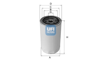 Filtro olio UFI 23.164.00