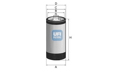 Filtro olio UFI 23.288.00