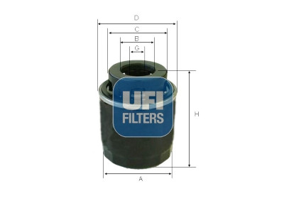 Filtro olio UFI 23.494.00