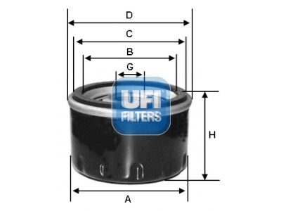 Filtro olio UFI 23.575.00