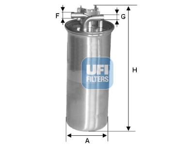 Filtro carburante UFI 24.001.00