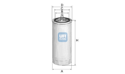 Filtro carburante UFI 24.010.00