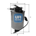 Filtro carburante UFI 24.018.01
