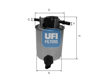 Filtro carburante UFI 24.020.01