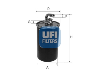 Filtro carburante UFI 24.030.00