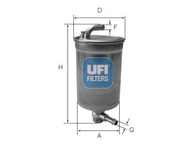 Filtro carburante UFI 24.072.00
