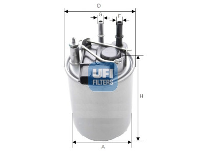 Filtro carburante UFI 24.104.01