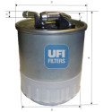 Filtro carburante UFI 24.107.00