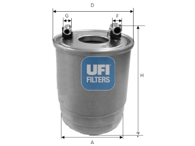 Filtro carburante UFI 24.112.00