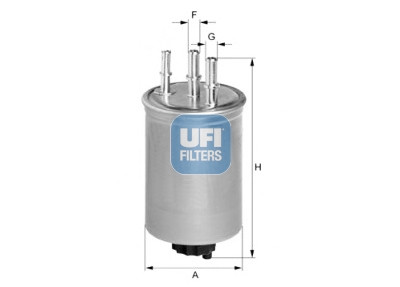 Filtro carburante UFI 24.116.00