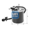 Filtro carburante UFI 24.149.00