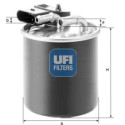 Filtro carburante UFI 24.150.00