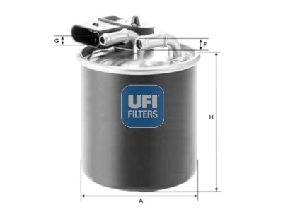Filtro carburante UFI 24.150.00