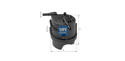 Filtro carburante UFI 24.343.00