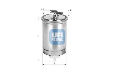 Filtro carburante UFI 24.365.00