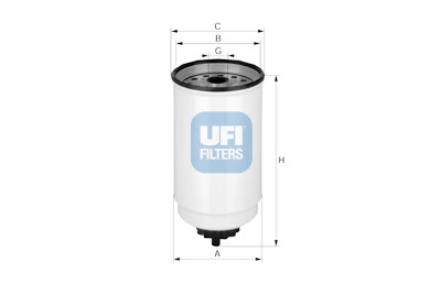 Filtro carburante UFI 24.371.00