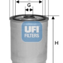 Filtro carburante UFI 24.378.00